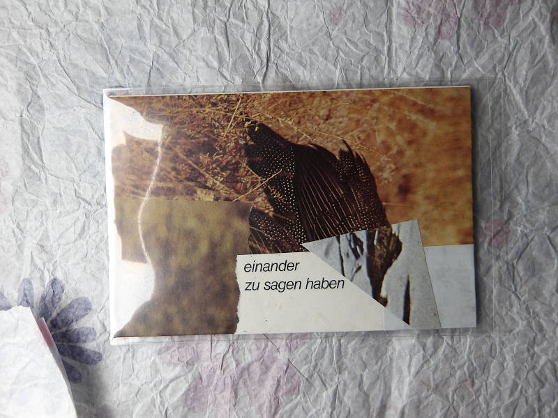 having to say to each other