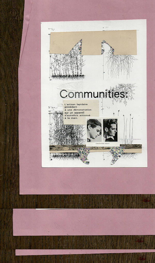 «A gemstone artisan giving a demonstration using an old-fashioned hand-operated machine. Geschwister Scholl»